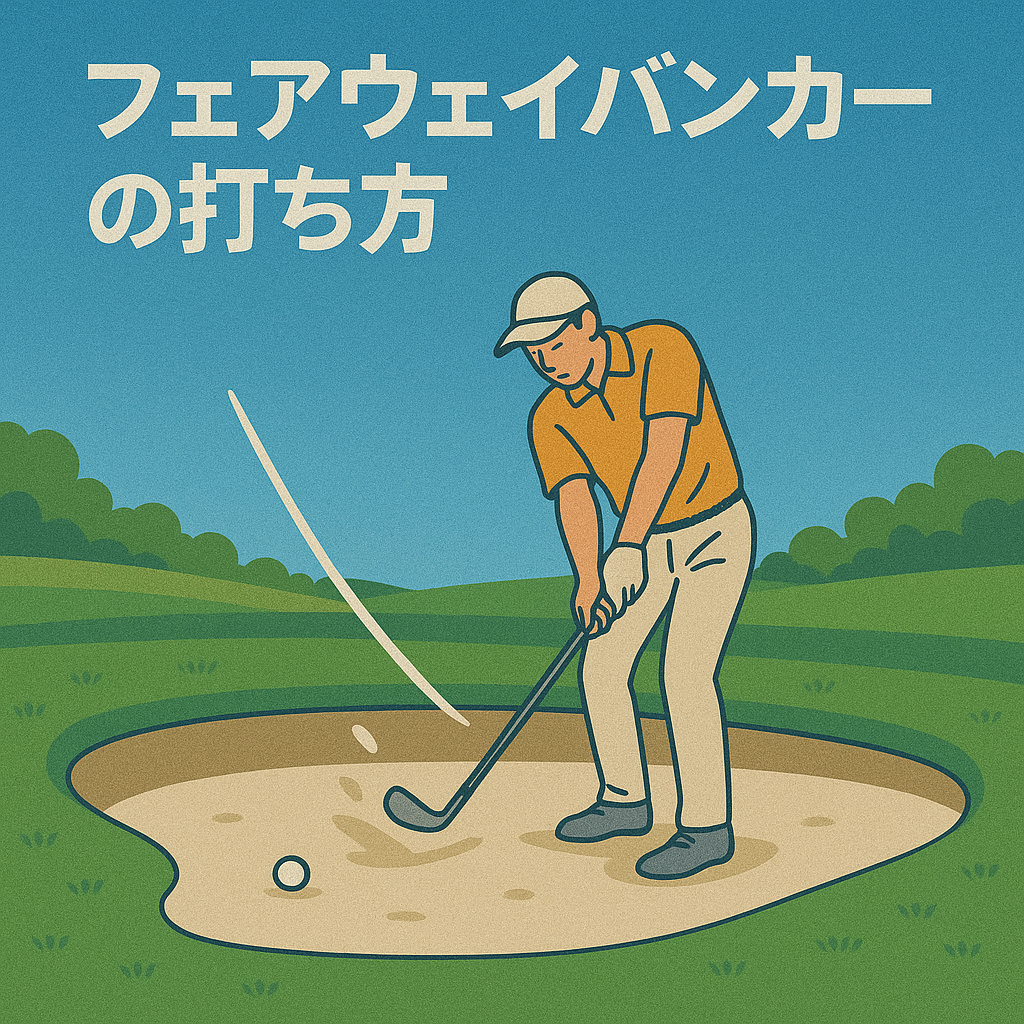 フェアウェイバンカーの打ち方アイキャッチ