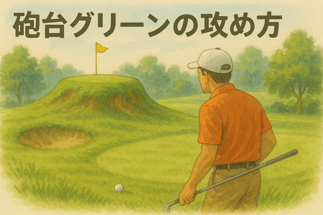 砲台グリーンの攻め方アイキャッチ