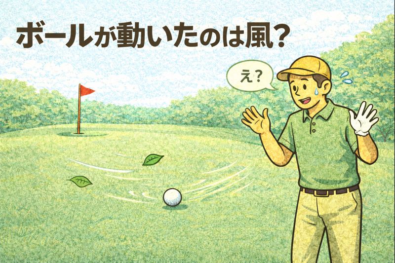 風でボールが動いたアイキャッチ