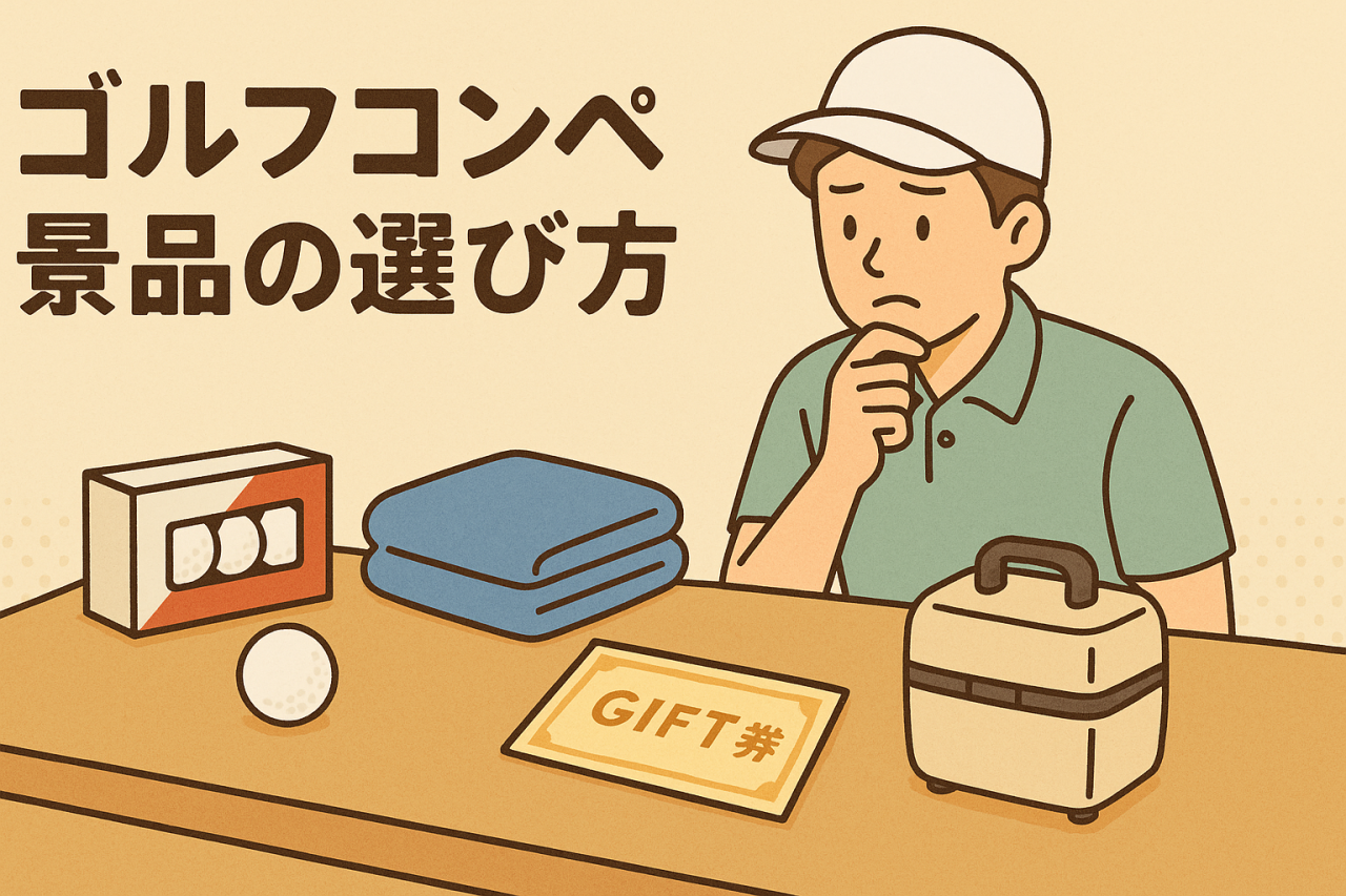 ゴルフコンペ景品の選び方アイキャッチ