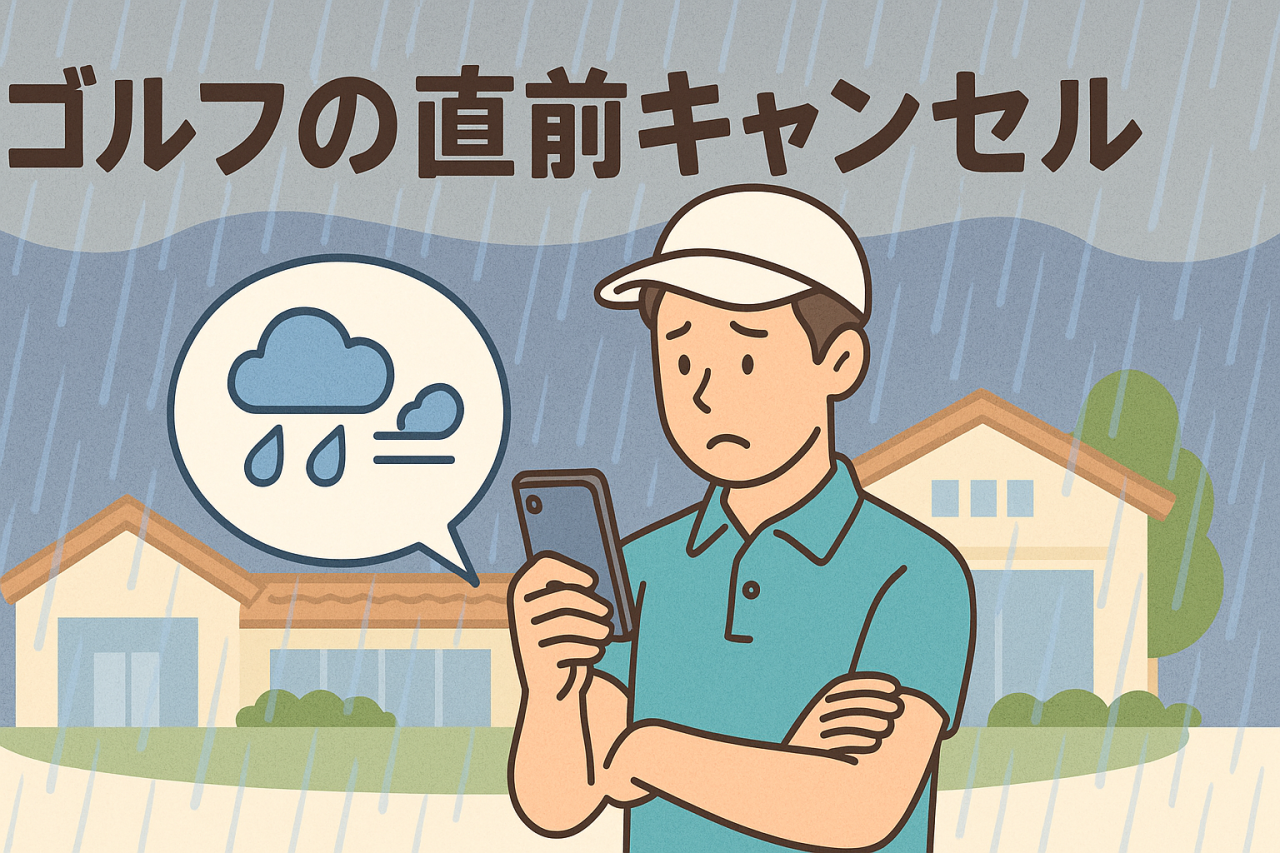 ゴルフの直前キャンセルアイキャッチ